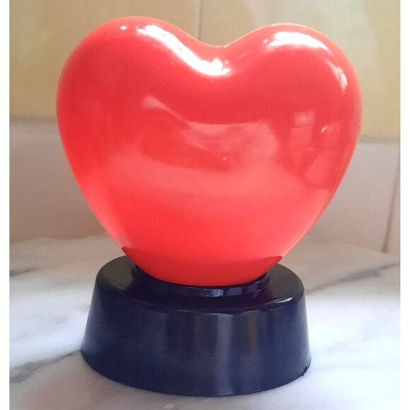 Vintage Snow Globe New York Heart Shaped Souvenir - Picture 2 of 5